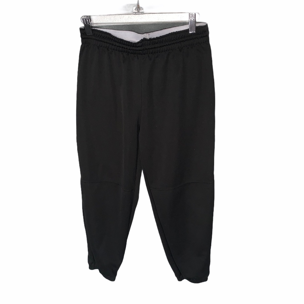 Black Adidas softball or baseball pants